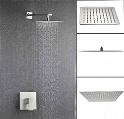 Fontana Munich Rainfall Wall Mount Shower Head with Single Handle